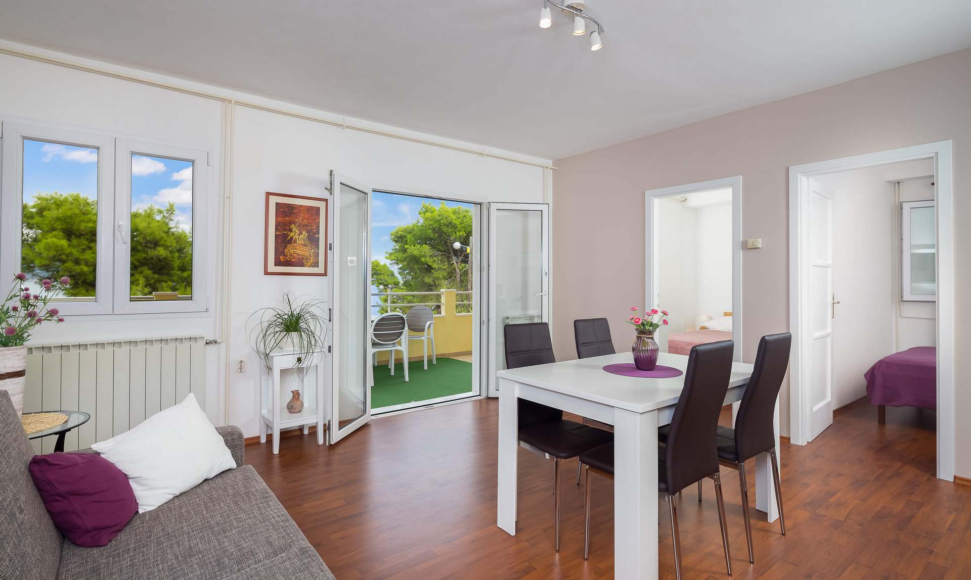 a4 apartment, beachfront sea view apartment on ciovo island, slatine, croatia